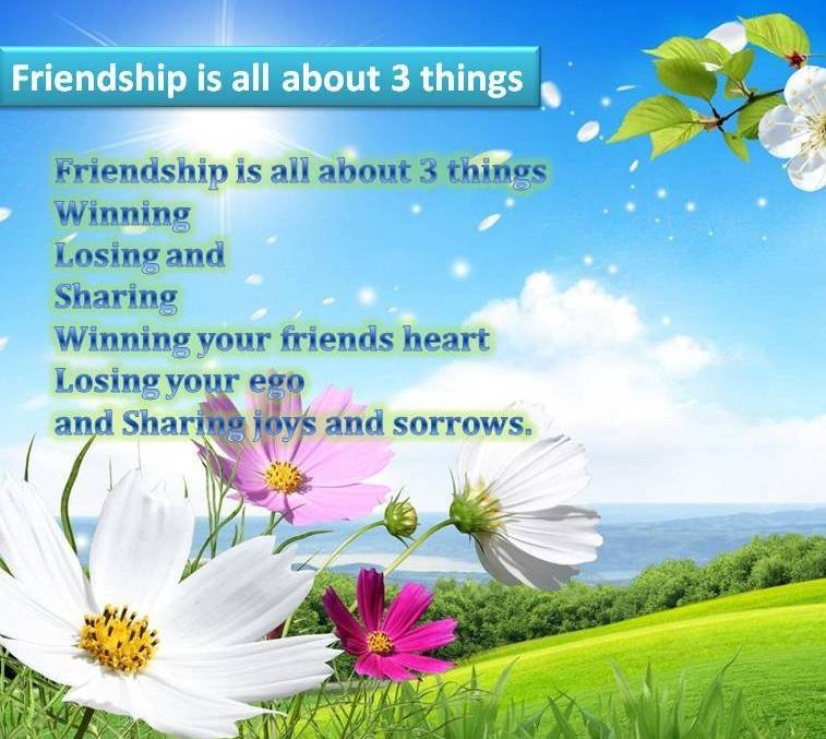 Friendship sms pic