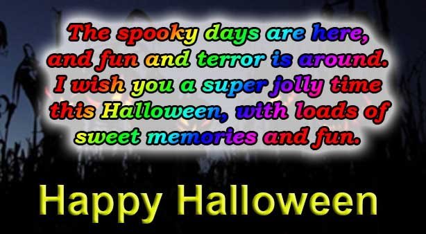 Best Happy Halloween SMS Text Messages Wishes, Greetings, Quotes