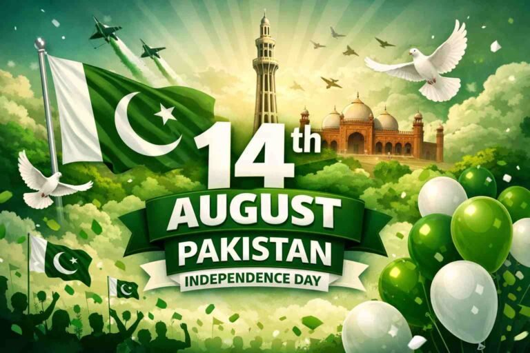 Send 14th August SMS Pakistan Day SMS free