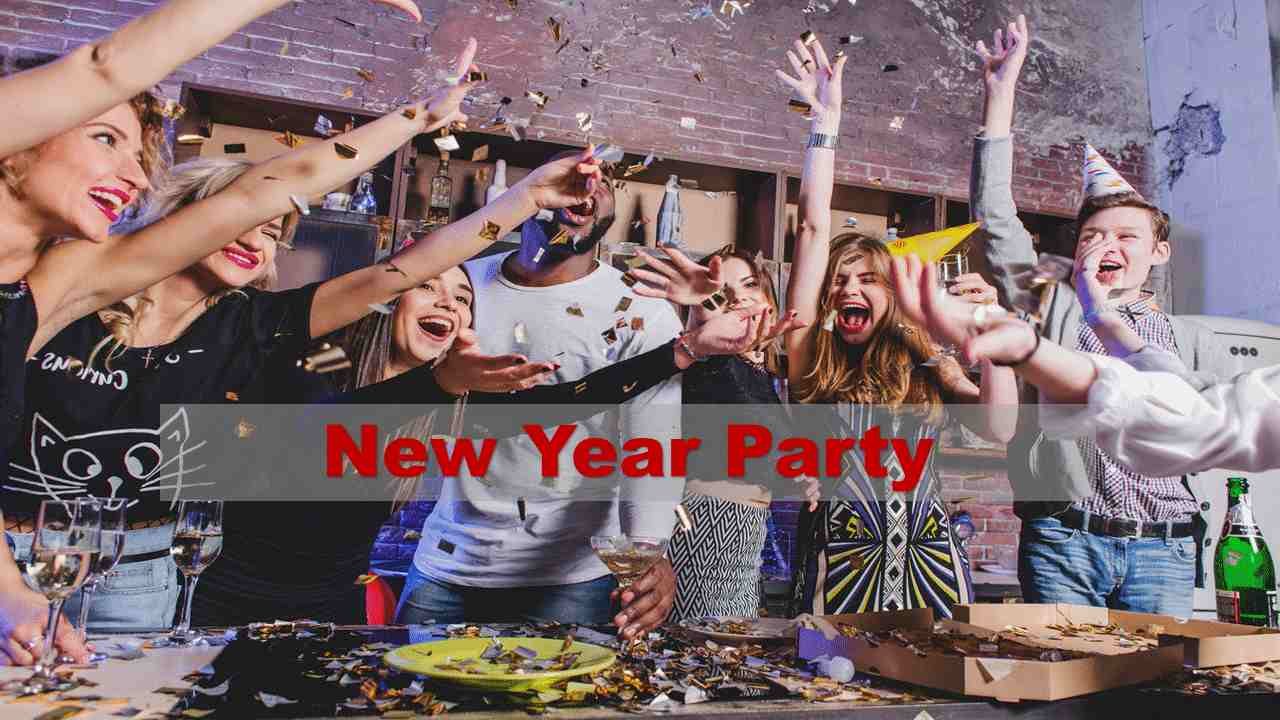  New Year graceful, happiness and  Joyful Party.
